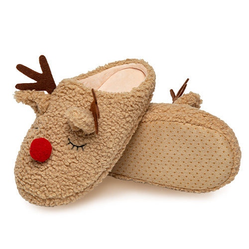 Cheistmas Reindeer Style Cotton Slippers