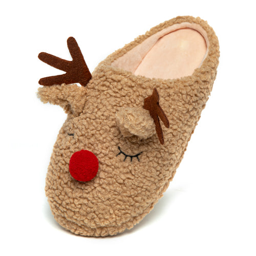 Cheistmas Reindeer Style Cotton Slippers